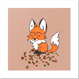 Fall Fox Posters and Art